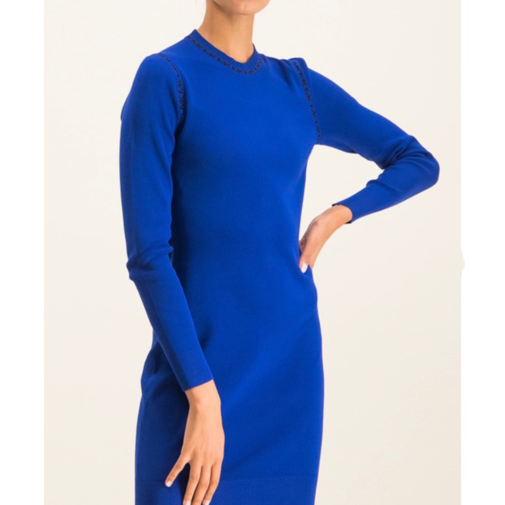 Michael Kors Logo Long sleeve Trim dress - Picture 10 of 14
